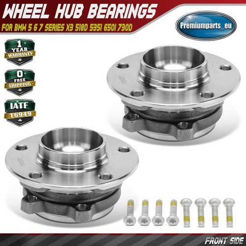 Front wheel hub bearings - 2x,